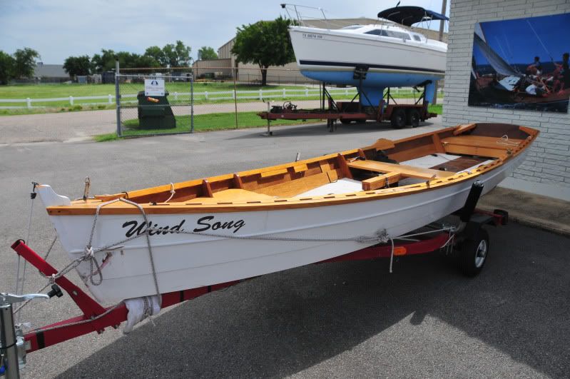 Laughing Gull, fixing Arch Davis's 15 footer after a roll over on a